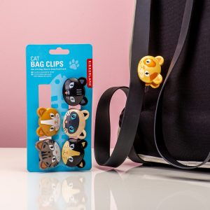 Hét perfecte Cadeau -  Kat Bag Clips (Set Van 6)