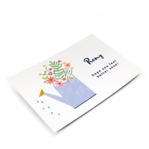 Hét perfecte Cadeau -  Beterschap ansichtkaart met foto