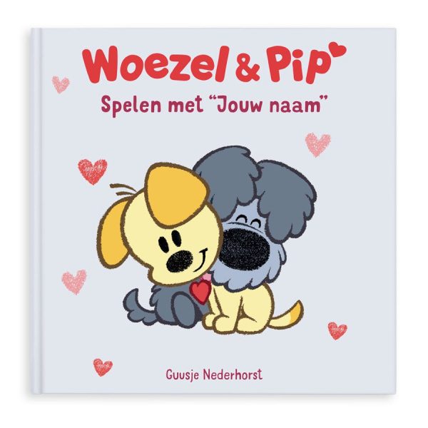 Hét perfecte Cadeau -  Boek met naam en foto – Woezel & Pip – Spelen met jou (Hardcover)