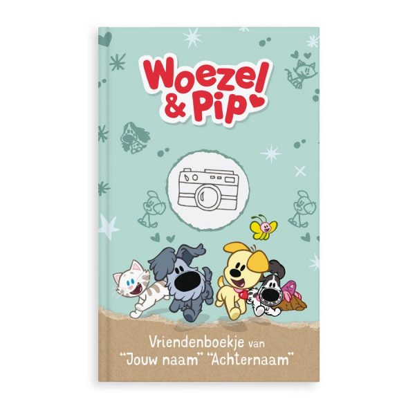 Hét perfecte Cadeau -  Woezel & Pip vriendenboekje met naam en foto – Hardcover