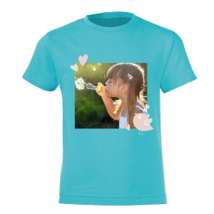 Hét perfecte Cadeau -  T-shirt voor kinderen bedrukken – Lichtblauw – 4 jaar