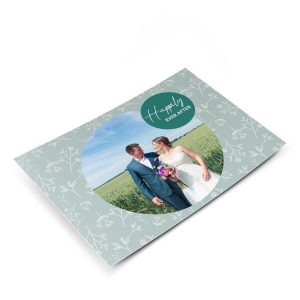 Hét perfecte Cadeau -  Huwelijk ansichtkaart met foto