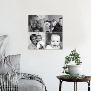 Hét perfecte Cadeau -  Instacollage fotopanelen bedrukken – 15×15 – Glans (4 tegels)