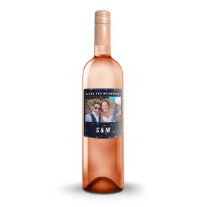 Hét perfecte Cadeau -  Wijn met bedrukt etiket – Oude Kaap – Rosé