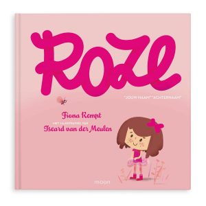 Hét perfecte Cadeau -  Boek met naam en foto – ROZE – Hardcover