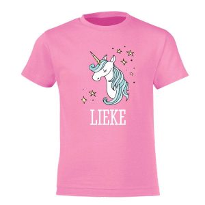 Hét perfecte Cadeau -  T-shirt voor kinderen bedrukken – Roze – 6 jaar
