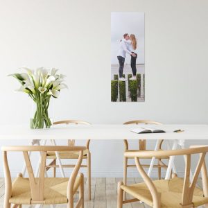 Hét perfecte Cadeau -  Foto op aluminium afdrukken – Wit (ChromaLuxe) – 30 x 80 cm