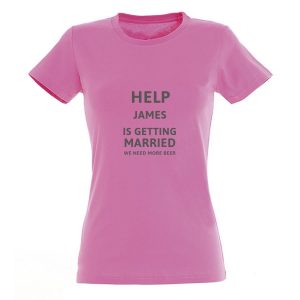 Hét perfecte Cadeau -  T-shirt voor vrouwen bedrukken – Roze – XXL