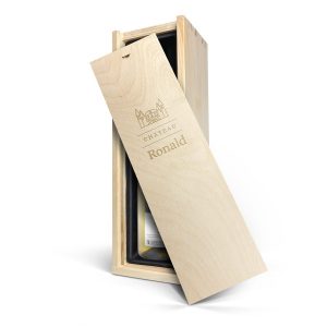 Hét perfecte Cadeau -  Wijn in gegraveerde kist – Maison de la Surprise – Chardonnay