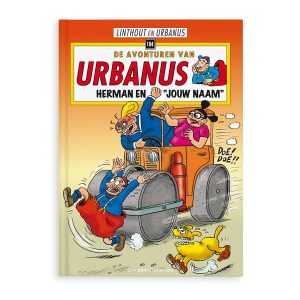 Hét perfecte Cadeau -  Persoonlijk stripboek met naam en foto – De avonturen van Urbanus &apos;Herman & Hermien&apos; (Hardcover)