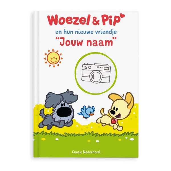 Hét perfecte Cadeau -  Boek met naam en foto – Woezel & Pip – Vriendje – XL boek (Hardcover)