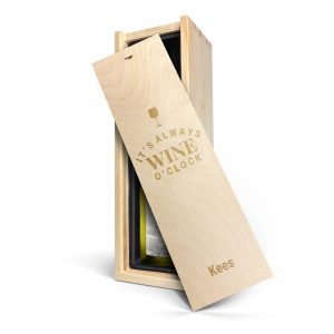 Hét perfecte Cadeau -  Wijn in gegraveerde kist – Salentein – Chardonnay