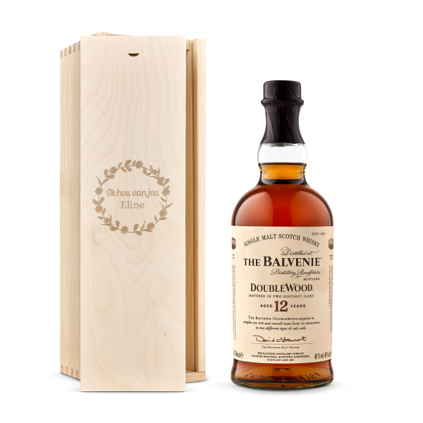 Hét perfecte Cadeau -  Whisky in gegraveerde kist – The Balvenie