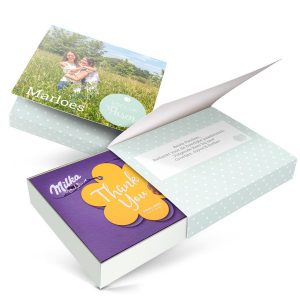 Hét perfecte Cadeau -  Milka giftbox bedrukken – Pasen – 220 gram