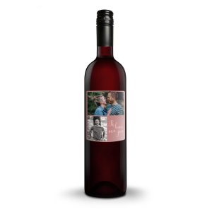 Hét perfecte Cadeau -  Wijn met bedrukt etiket – Belvy – Rood