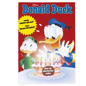 Hét perfecte Cadeau -  Donald Duck – Vaderdag – Tijdschrift met naam