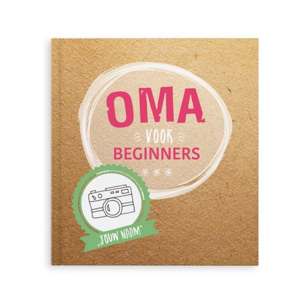 Hét perfecte Cadeau -  Boek met naam en foto&apos;s – Oma voor beginners (Softcover)