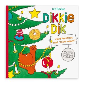 Hét perfecte Cadeau -  Boek met naam en foto – Dikkie Dik viert Kerstmis – Softcover