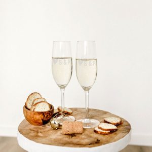 Hét perfecte Cadeau -  Valentijn champagneglazen graveren – 2 stuks