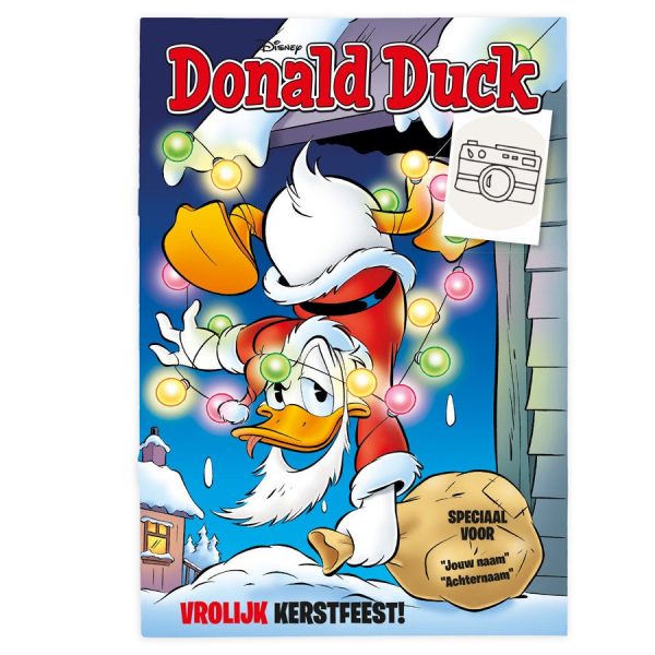 Hét perfecte Cadeau -  Donald Duck – Kerst – Tijdschrift met naam en foto