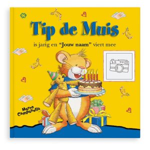 Hét perfecte Cadeau -  Boek met naam en foto – Tip de Muis – Hardcover