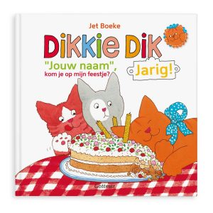Hét perfecte Cadeau -  Boek met naam – Dikkie Dik is jarig – Hardcover