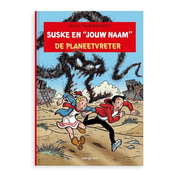 Hét perfecte Cadeau -  Persoonlijk stripboek – Suske en Wiske &apos;De Planeetvreter&apos; (Hardcover)