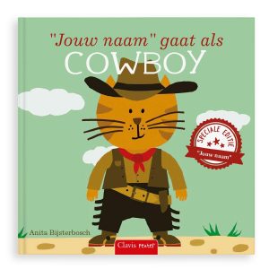Hét perfecte Cadeau -  Boek met naam en foto – Ik ga als cowboy – Softcover