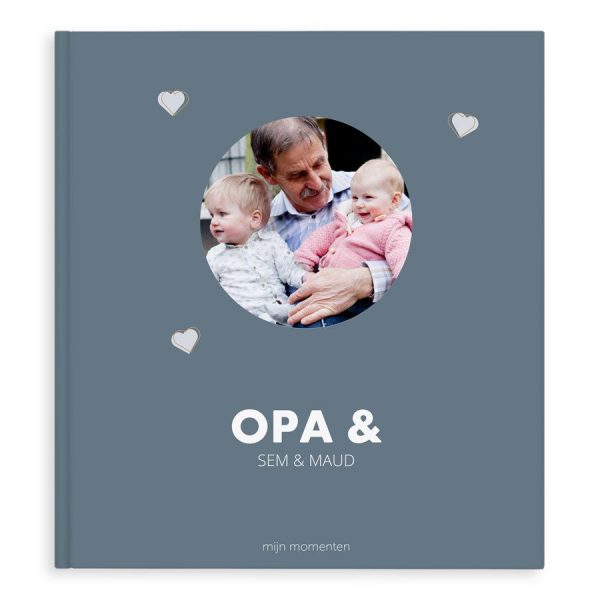 Hét perfecte Cadeau -  Momenten fotoboek maken – Opa & ik/wij – XL – Hardcover – 40 pagina&apos;s