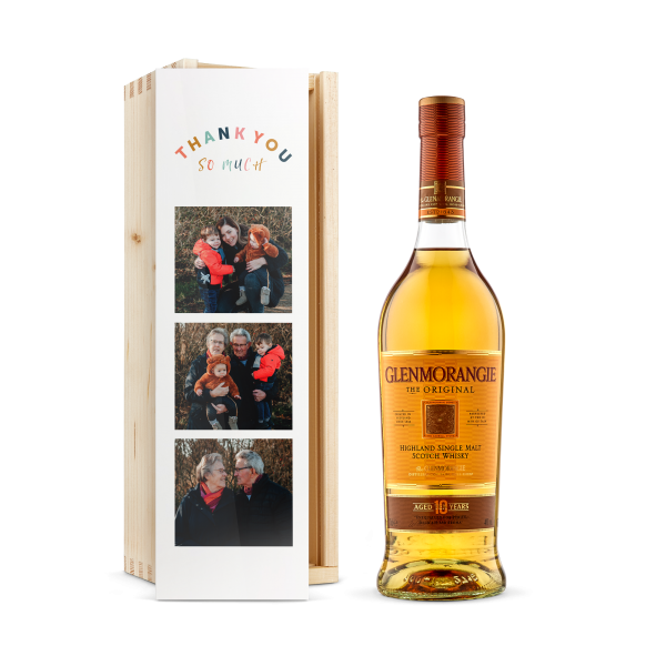 Hét perfecte Cadeau -  Whisky in bedrukte kist – Glenmorangie