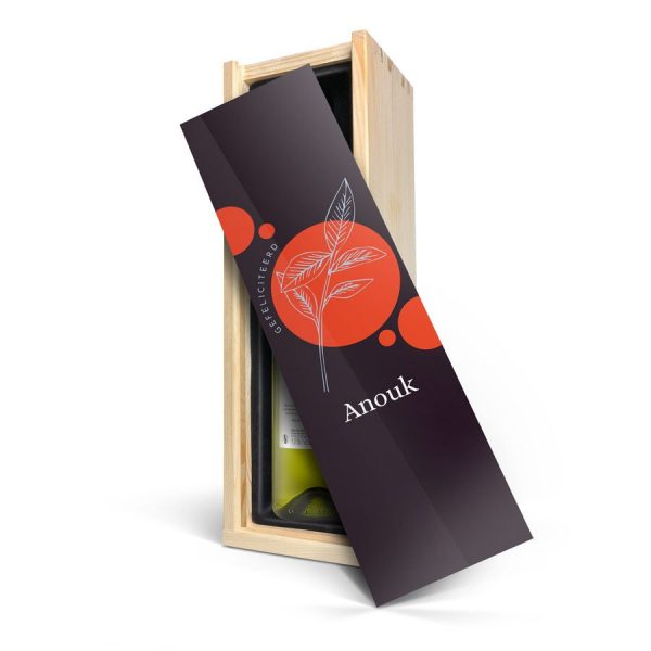 Hét perfecte Cadeau -  Wijn in bedrukte kist – Maison de la Surprise – Sauvignon Blanc