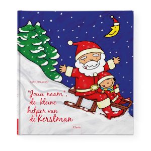 Hét perfecte Cadeau -  Boek met naam en foto – De kleine helper van de Kerstman – Hardcover