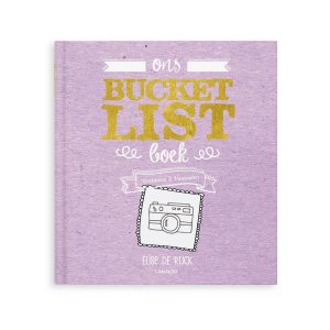 Hét perfecte Cadeau -  Het Bucketlist boek voor grootouders met namen en foto&apos;s (Hardcover)