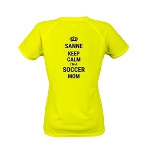 Hét perfecte Cadeau -  Sportshirt bedrukken – Dames – Geel – XL