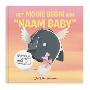 Hét perfecte Cadeau -  Babyboek met naam, foto, geslacht en geboortedatum – Hardcover