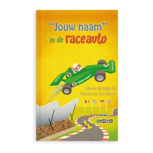 Hét perfecte Cadeau -  Boek met naam en foto – Daan in de raceauto (Hardcover)