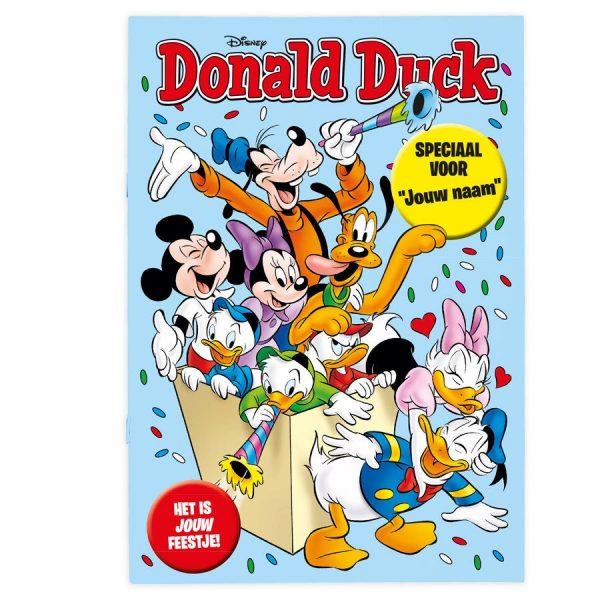 Hét perfecte Cadeau -  Donald Duck met naam en foto – Feest – Tijdschrift