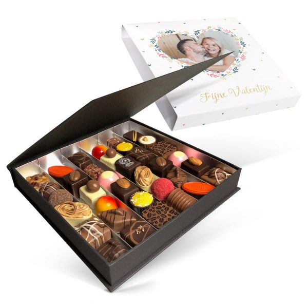 Hét perfecte Cadeau -  Luxe bonbon giftbox bedrukken – Valentijn (36 stuks)