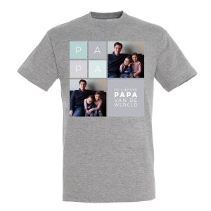 Hét perfecte Cadeau -  Vaderdag T-shirt bedrukken – Grijs – M