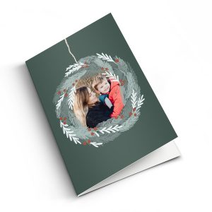 Hét perfecte Cadeau -  Kerstkaart met foto – XL – Staand