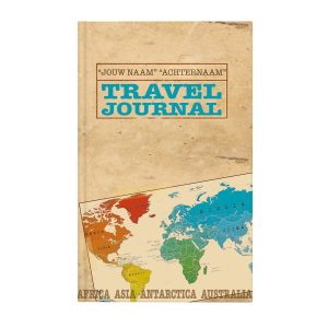 Hét perfecte Cadeau -  Travel journal met naam en foto – Hardcover