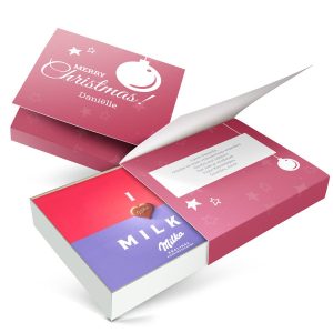 Hét perfecte Cadeau -  Milka giftbox bedrukken – Kerst – 220 gram