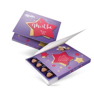 Hét perfecte Cadeau -  Say it with Milka giftbox bedrukken – Kerst – 110 gram