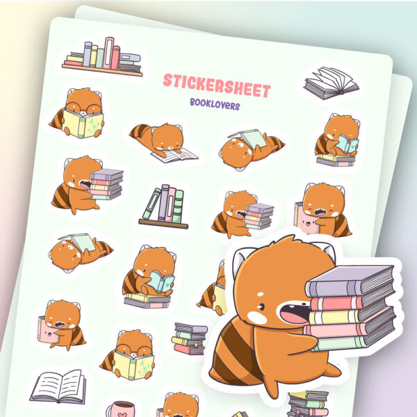 Bulck - Vind hét perfecte cadeau - CutieSquad Stickervel - Booklovers