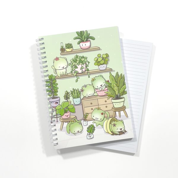 Bulck - Vind hét perfecte cadeau - CutieSquad Notebook A5 - Cactus Cats and Plants