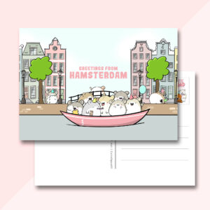 Bulck - Vind hét perfecte cadeau - CutieSquad Ansichtkaart - Hamsterdam (LIMITED!)
