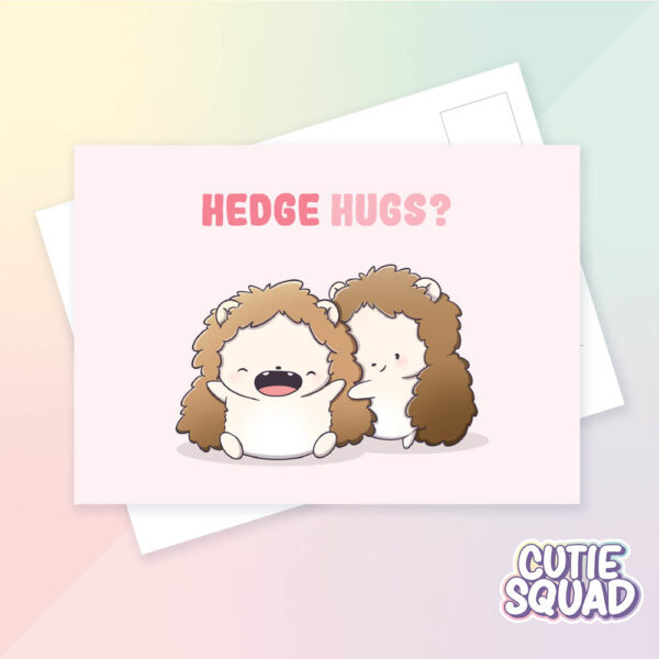 Bulck - Vind hét perfecte cadeau - CutieSquad Ansichtkaart - Hedge Hugs