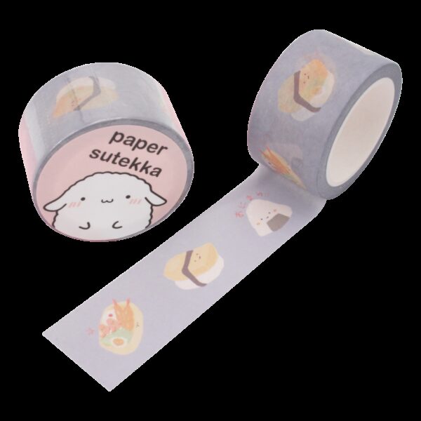 Bulck - Vind hét perfecte cadeau - Paper Sutekka Washi Tape - Onigiri Tamago Bento Box 25 mm