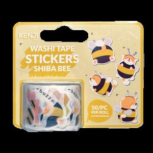 Bulck - Vind hét perfecte cadeau - Kenji Washi tape stickers - Shiba Bee