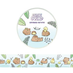 Bulck - Vind hét perfecte cadeau - CutieSquad Washi tape - Capybara Bathing
